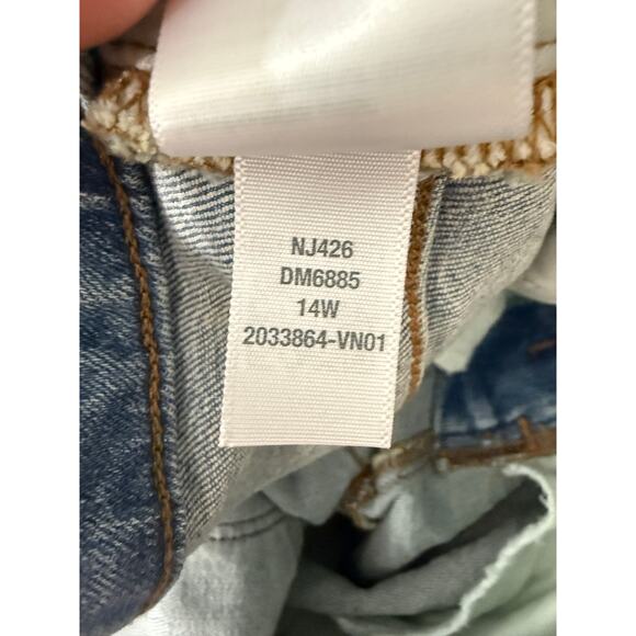 NWT Madewell Mid-Rise Kick Out Jeans Size 14W NJ426 – Bootcut Denim - Picture 11 of 15